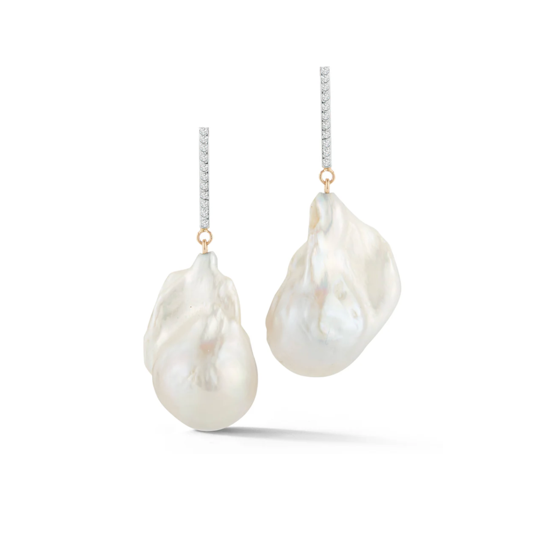 "The Spark" Baroque Pearl Earrings