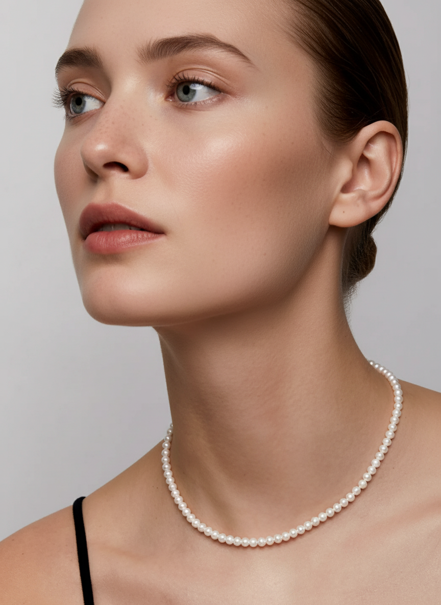 "The Mending" Freshwater Pearl Beaded Choker